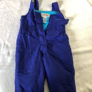 LL Bean snow pants size 3t